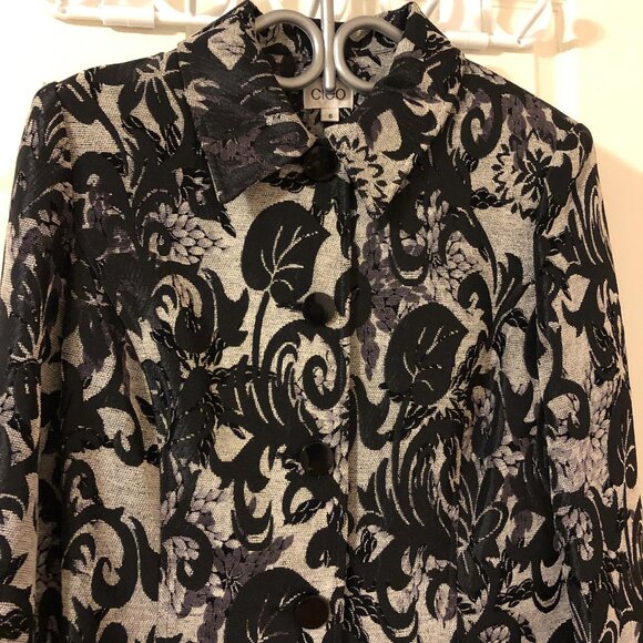 Long Three Toned Tapestry Jacket - Picture 3 of 9